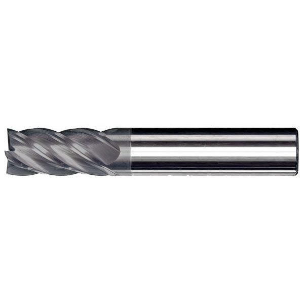 Mastercut Tool 3/8x7/8x3/8x2-1/2 5FL Square Multi-Helix V5 W/Flat, PowerA 408-010W-1